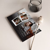 Abschluss 2025 Party Foto Script Graduate Einladung