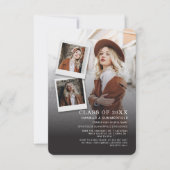 Abschluss 2025 Party FotoCollage Modern Grad Einladung (Vorderseite)