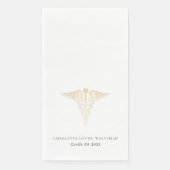 Abschluss 2025 Party für Krankenpflege Serviette (Vorderseite)