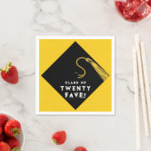 Abschluss 2025 Party gelb Serviette (Beispiel)