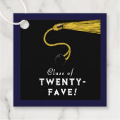 Abschluss 2025 Party Geschenkanhänger (Vorderseite)