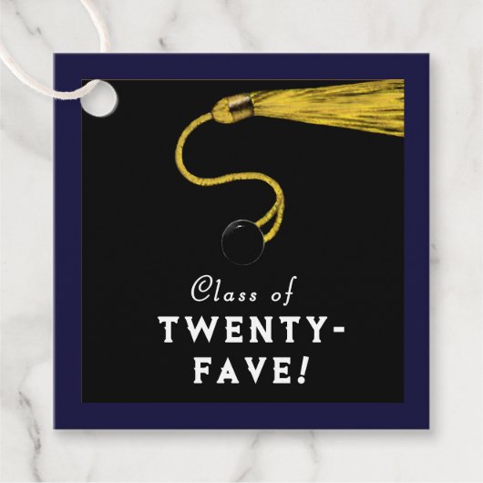 Abschluss 2025 Party Geschenkanhänger (Vorderseite)