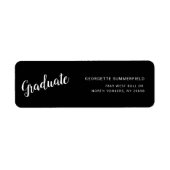 Abschluss 2025 Party Grad Script Rücksendeadresse (Vorne)