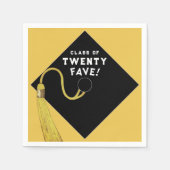 Abschluss 2025 Party Light Blue Serviette (Vorderseite)