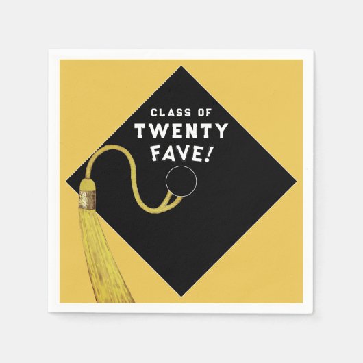 Abschluss 2025 Party Light Blue Serviette (Vorderseite)