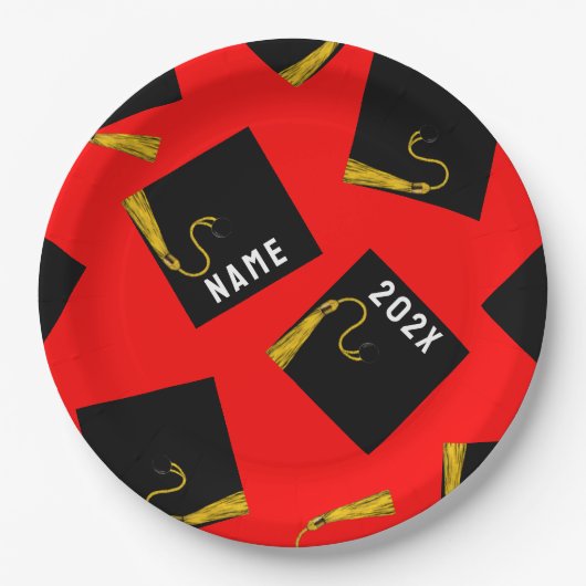 Abschluss 2025 Party Paper Teller (Vorderseite)