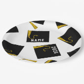 Abschluss 2025 Party Paper Teller (Schrägansicht)