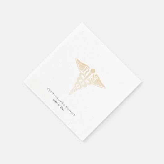 Abschluss 2025 Party-Papier für Krankenpfleger Serviette (Ecke)