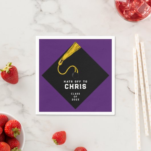 Abschluss 2025 Party Serviette (Beispiel)