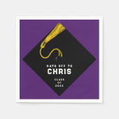 Abschluss 2025 Party Serviette (Vorderseite)