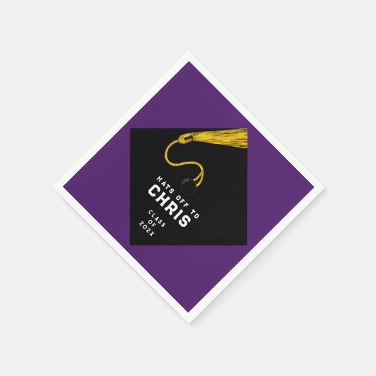 Abschluss 2025 Party Serviette (Ecke)