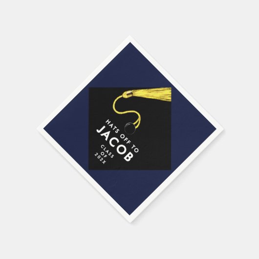 Abschluss 2025 Party Serviette (Ecke)