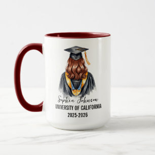 Abschluss 2025 Personalisiert Tasse
