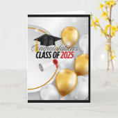 Abschluss 2025 (Psalm 37:23 NKJV) Karte (Gelbe Blume)