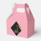 Abschluss 2025 Rosa Geschenkschachtel (Rückseite)