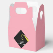 Abschluss 2025 Rosa Geschenkschachtel (Geöffnet)