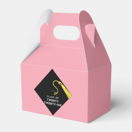 Abschluss 2025 Rosa Geschenkschachtel