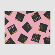 Abschluss 2025 rosafarbenes Papiertuchpapier