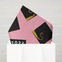 Abschluss 2025 rosafarbenes Papiertuchpapier