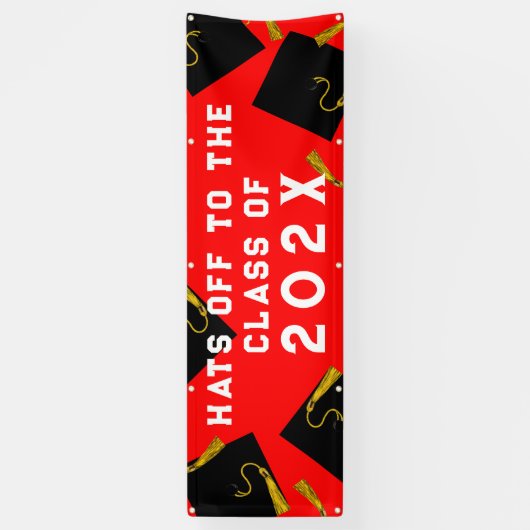 Abschluss 2025 Rot Banner (Vertikal)