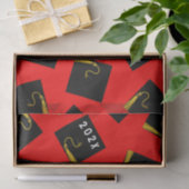 Abschluss 2025 Rot Seidenpapier (Geschenk)