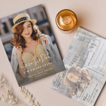 Abschluss 2025 Save the Date Grad Foto