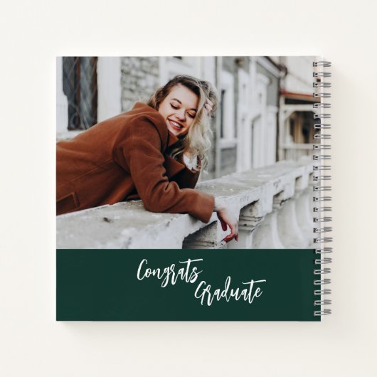 Abschluss 2025 Script Foto Party Gästebuch Notizblock (Rückseite)