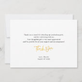 Abschluss 2025 Script Grad Dankeschön Karte (Rückseite)