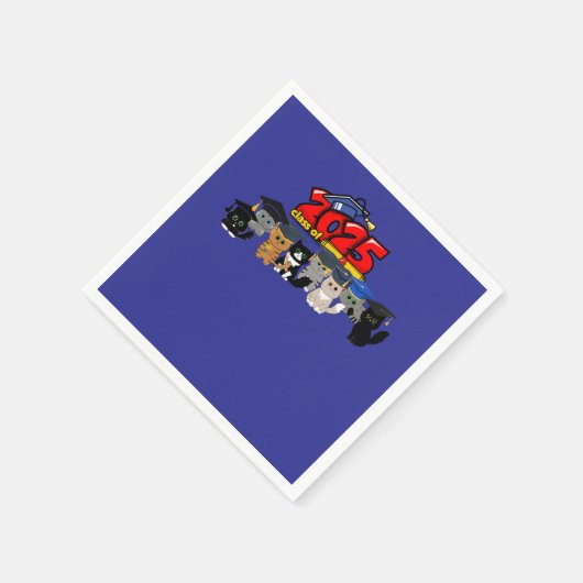 Abschluss 2025 serviette (Ecke)