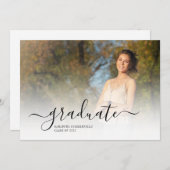 Abschluss 2025 Skript 2 Fotos Grad Ankündigung (Vorne/Hinten)