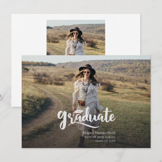 Abschluss 2025 Skript mit Foto Ankündigung (Vorne/Hinten)