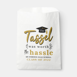 Abschluss 2025 Tassel war es wert Geschenktütchen