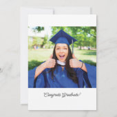 Abschluss 2025 Tassel Worth Hassle Party Einladung (Rückseite)