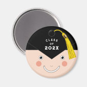 Abschluss 2025 Tastenkombination für Keepake Magnet (Vorderseite/Rückseite)