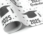 Abschluss 2025: Umschlagpapier Geschenkpapier (Rolleneckpunkt)
