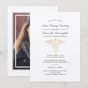 Abschluss 2025 Zeremonie zur Pflege von Fotos Einladung