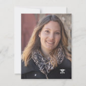 Abschluss 2025 Zeremonie zur Pflege von Krankensch Einladung (Rückseite)