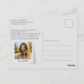 Abschluss 2026 Multi-Foto-Script Danke Postkarte (Rückseite)