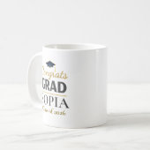 Abschluss 2026 Personalisierte Gratulation Absolve Kaffeetasse (Vorderseite Links)