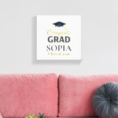 Abschluss 2026 Personalisierte Gratulation Absolve Leinwanddruck (Insitu (Wohnzimmer))