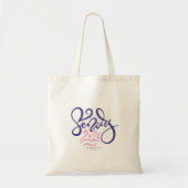 Abschluss 2026 Script Abitur Monogramm Tragetasche (Vorne)