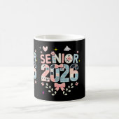 Abschluss 2026 Süße Florale Patch-Abschluss-Schlei Kaffeetasse (Mittel)