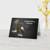 Abschluss 2026 Weißkopfseeadler mit Diplom Karte (Gelbe Blume)