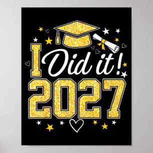 Abschluss 2027 Abschlussklasse 2027 Poster