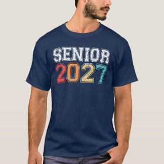 Abschluss 2027 Senior Retro Vintage retro T-Shirt