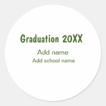 Abschluss 20XX Jahr Jahr Name Schule Grün modern