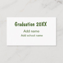 Abschluss 20XX Jahr Jahr Name Schule Grün modern