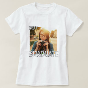 Abschluss 20XX Modern Einfache Benutzerdefinierte T-Shirt