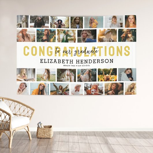 Abschluss 26 Foto Collage Graduate Banner