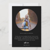 Abschluss 2 Foto Dankeschön Karte (Rückseite)